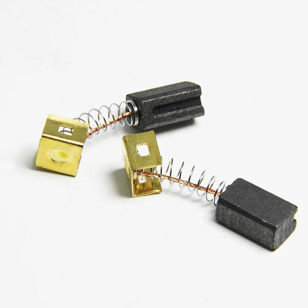 5 paires de balais de charbon 6,4 x 7,9 x 12,5 mm 596071 -00 pour meuleuse d'angle Black Decker, mot