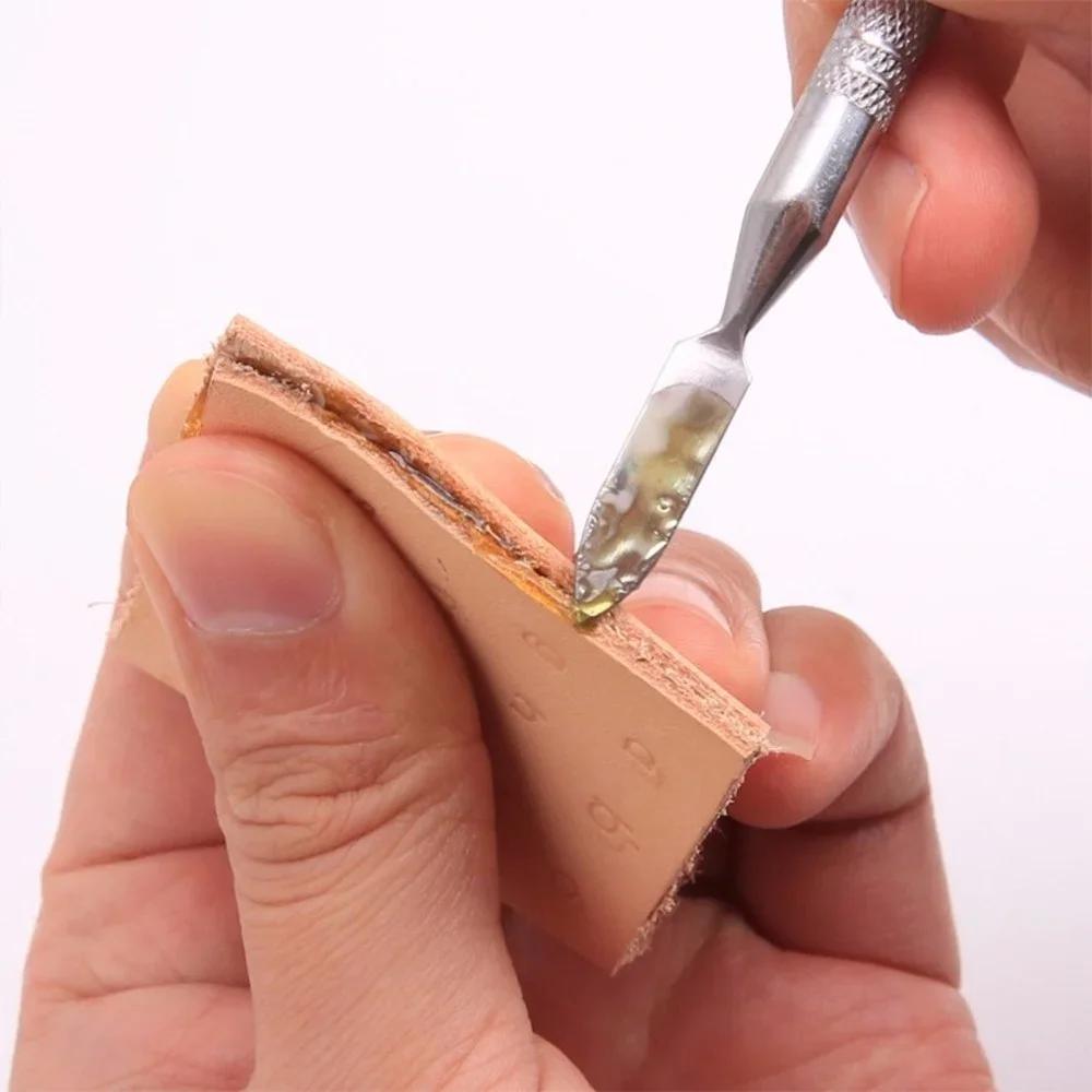 Stylo applicateur de embauà l'huile pour bord en cuir, rouleau de peinture rapide, outil artisanal,