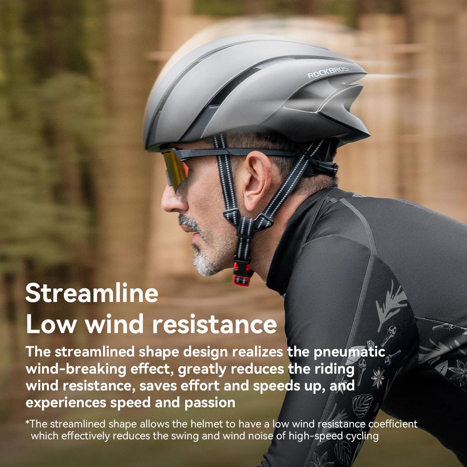 ROCKBROS casque de vélo ultraléger entièrement moulé respirant Ventilation Aero casque de cyclisme h