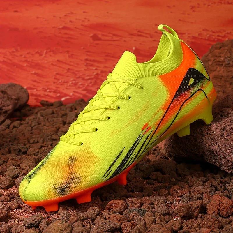 Nouveaux hommes bottes de Football crampons Football en plein air FG ultraléger Match chaussures de