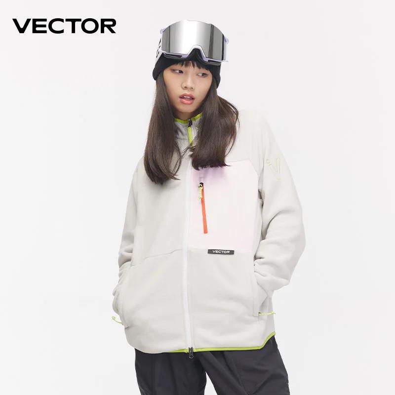 VECTOR veste polaire femme automne hiver manteaux chauds hommes vêtements 2023 contraste manches swe