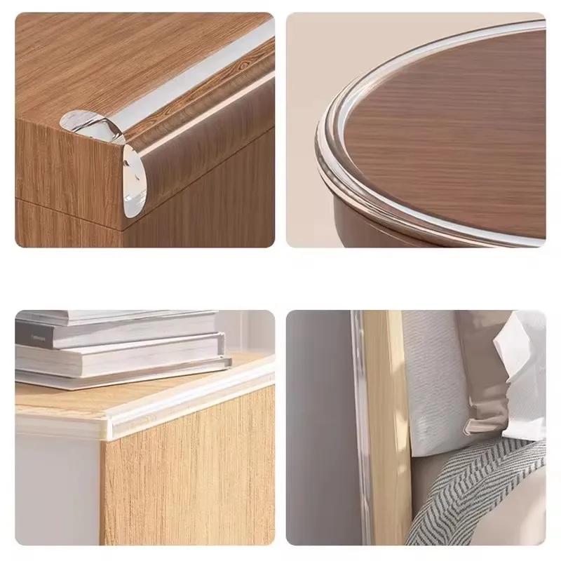 Bande de protection d'angle de meuble, 1/2/3M, auto-adhésive, transparente, anti-Collision, pare-cho