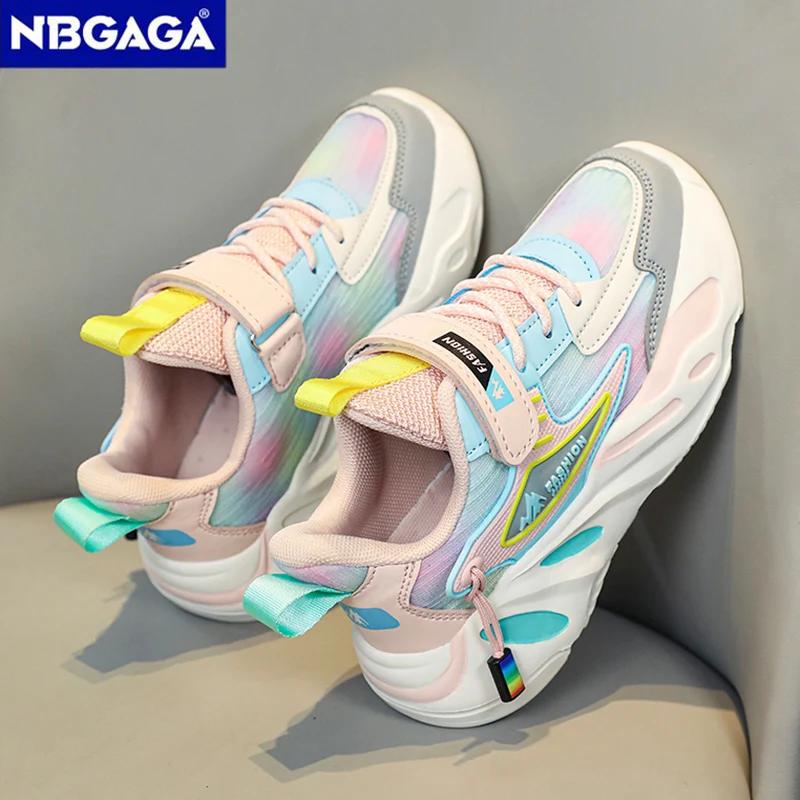 Baskets en maille respirante pour enfants, chaussures de tennis décontractées, sports scolaires, mod