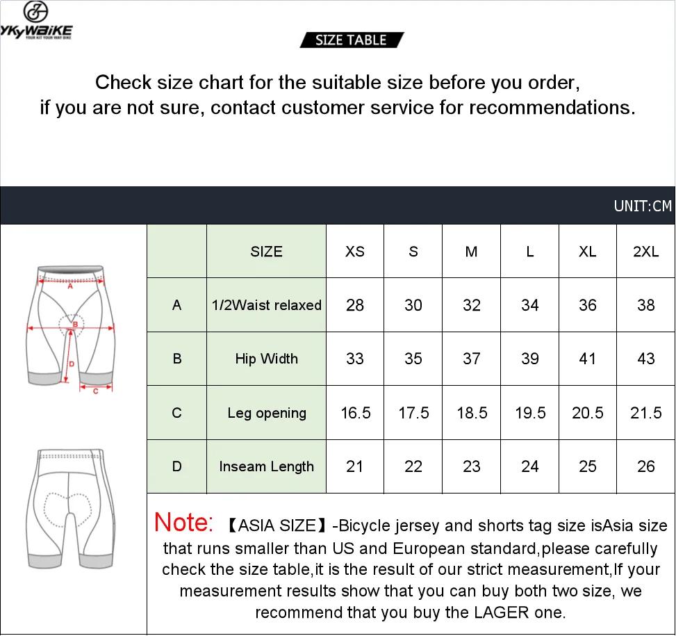 YKYWBIKE-Short de cyclisme rembourré 3D pour femme, short de subvention de vélo, vélo d'équitation,
