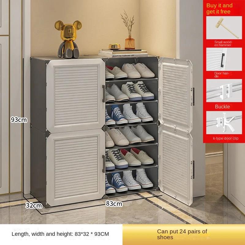 Armoire de rangement pour chaussures T1, petite entrée domestique simple, dortoir moderne, meubles d