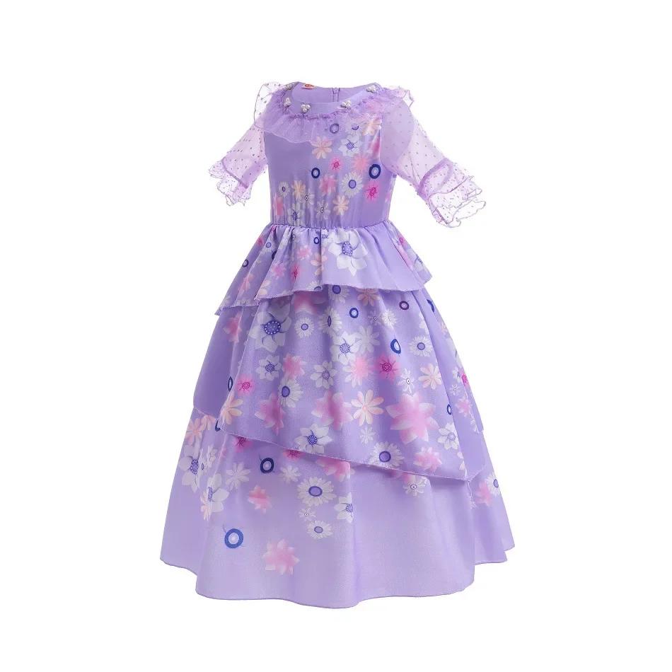 Isabella robe à breloques fille robe de princesse fantaisie fête enfant vêtements Halloween noël fêt