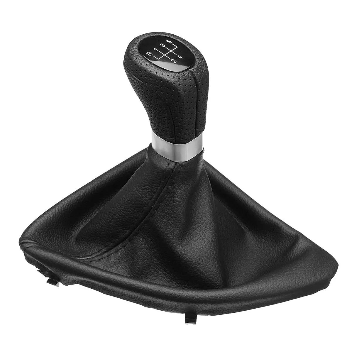 Pommeau de levier de vitesse de voiture, 5 ou 6 vitesses, guêtre de démarrage, couvercle anti-poussi