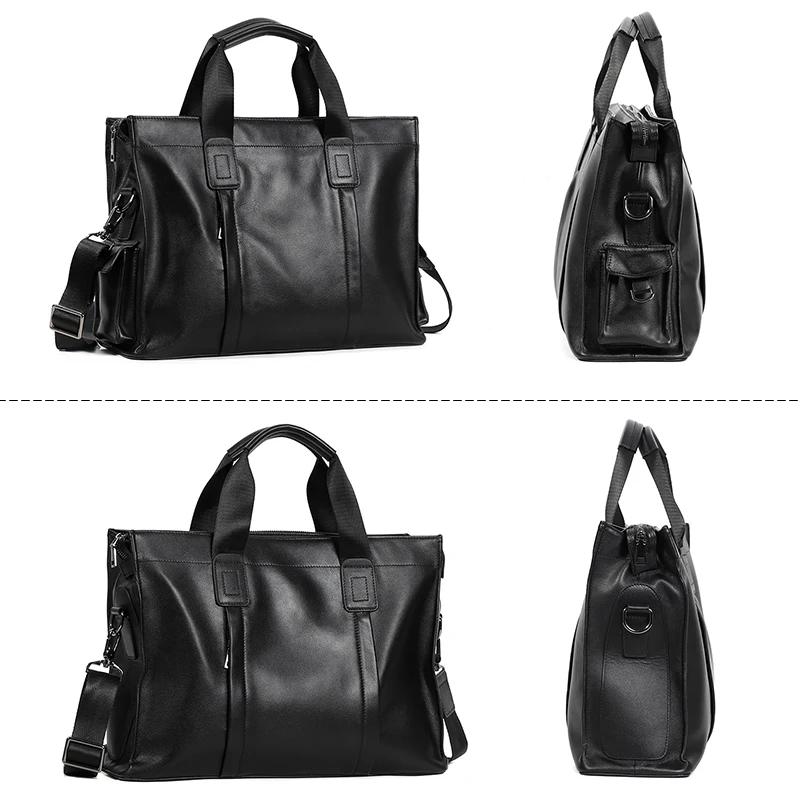 Design-Sac à Main en Cuir group de Vache pour Homme, Étui à Bombes, à la Mode, pour Ordinateur Porta