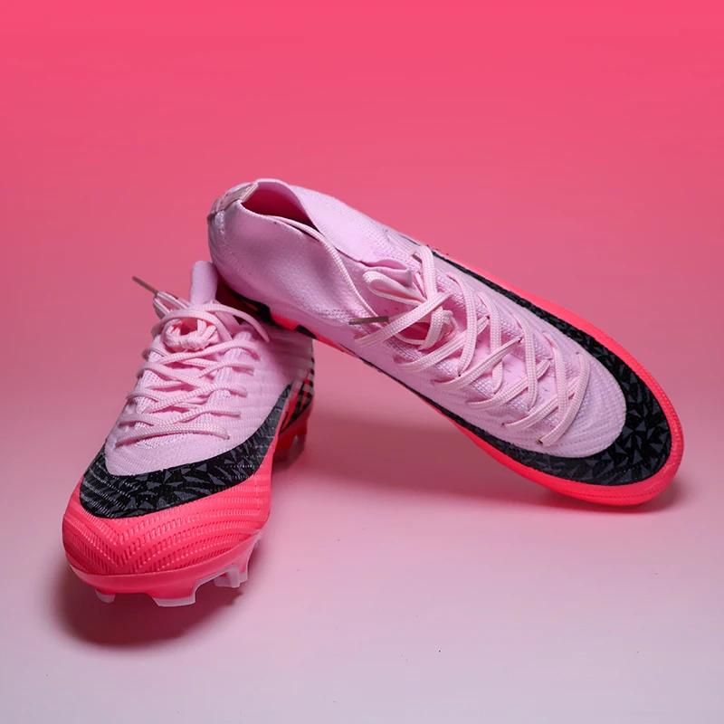 8528 Pro hommes bottes de Football garçons formation clouté rapide crampons de Football en plein air