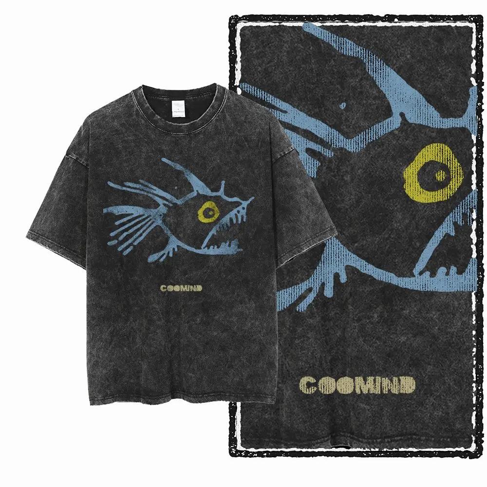 G22 exclusif Vintage Streetwear coton homme COOLMIND graphique T-shirt | T-shirt col rond pour hom