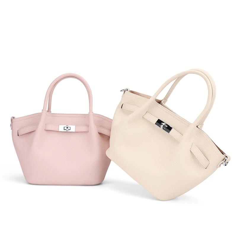 Sac seau en cuir véritable pour femmes, sacs à main de luxe de créateurs, sac bandoulière en cuir pl