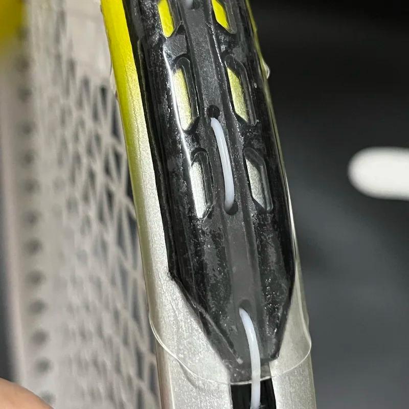 Bande de protection de bord de tête de raquette de Tennis auto-adhésive épaisse, 2 pièces, accessoir