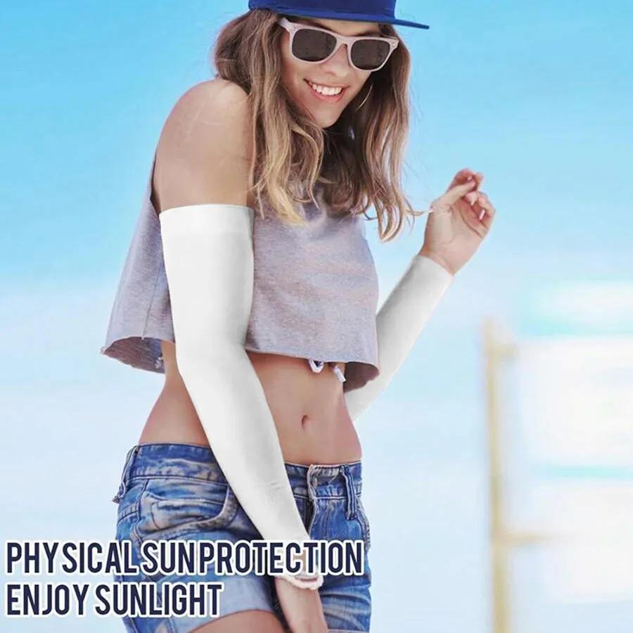3 paires d'été Protection solaire manches de glace hommes femmes mode respirant élastique gants de b