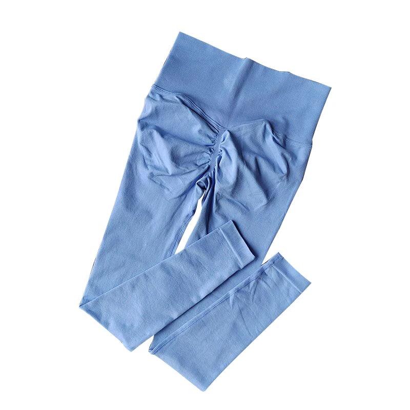 Pantalon de Yoga taille haute sans couture, Leggings de Sport transparent, pour course à pied, sécha