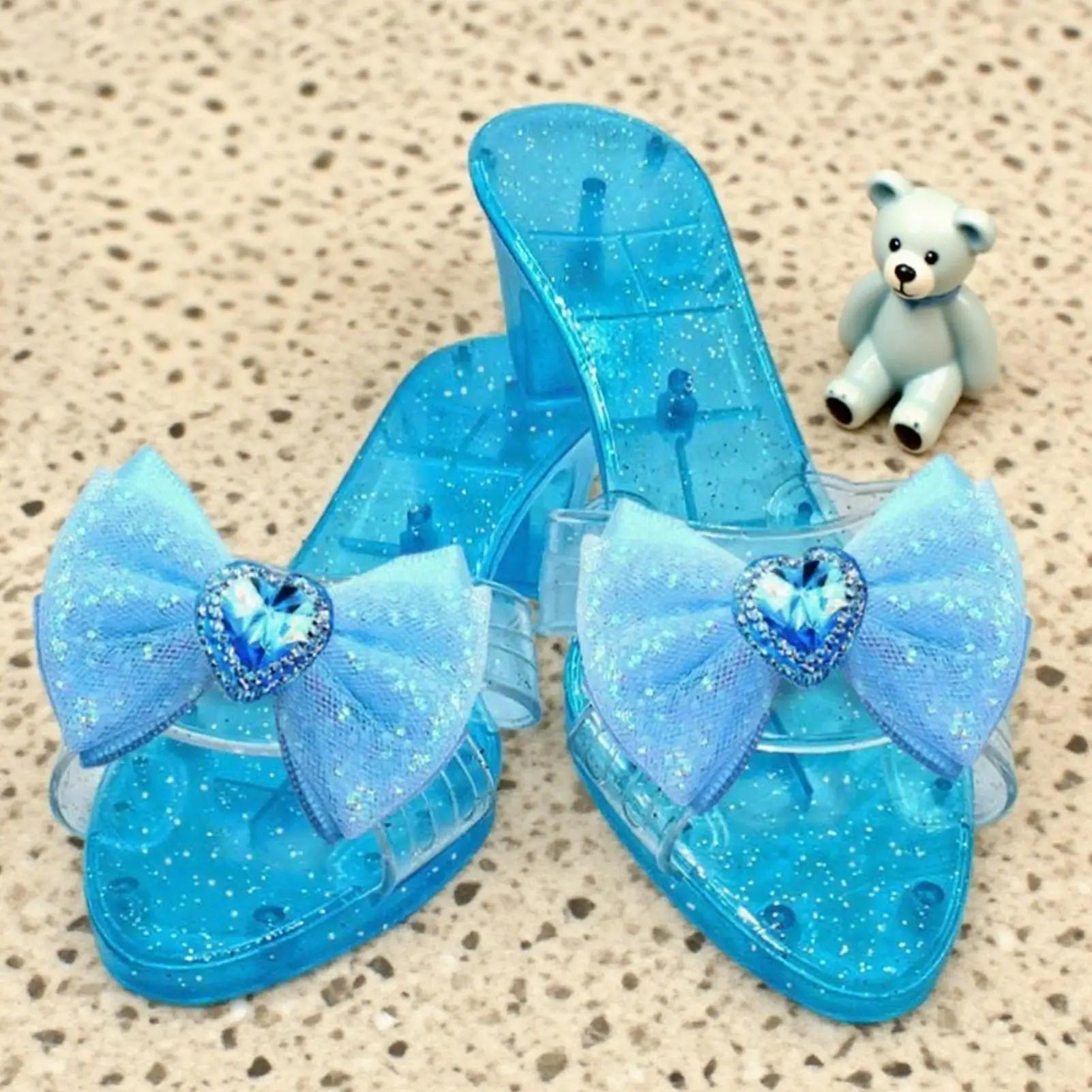 Chaussures de princesse en cristal, accessoires de Cosplay, talons hauts, jeux de maison pour mascar