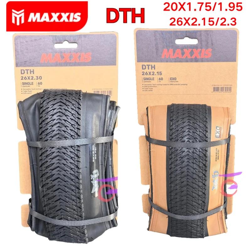 MAXXIS DTH-VTT EXO entièrement noir et bord profond de la peau, VTT, 26x2.3, 26x2.15, 20x1,75, M147P