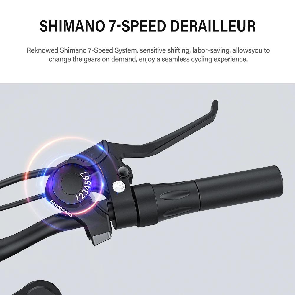 Vélo électrique fatbike pour adultes, 20 pouces, 48V, 25Ah, batterie perfecemballages
