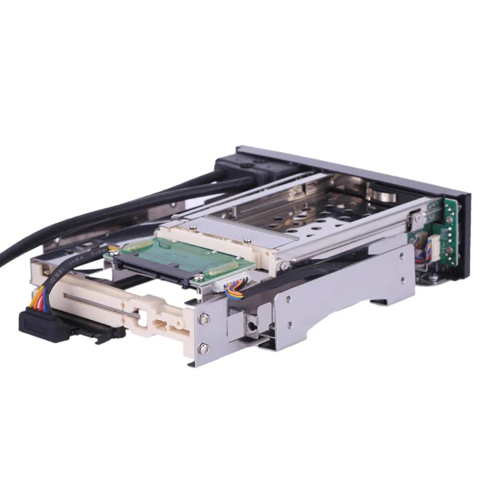 Double baie 3.5 "2.5" SATA III disque dur HDD et SSD plateau Caddy interne Mobile support boîtier St