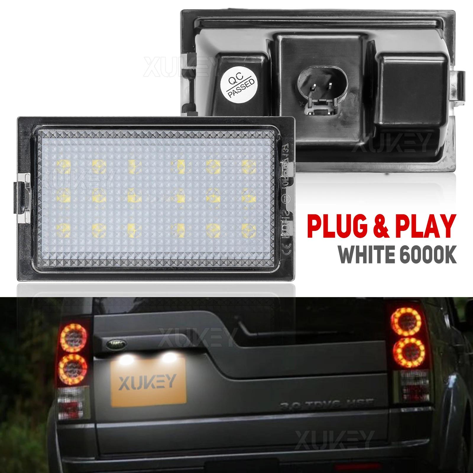 2 feux de plaque d'immatriculation arrière LED pour Land Rover Discovery 3 05-09 Discovery 4 Freelan