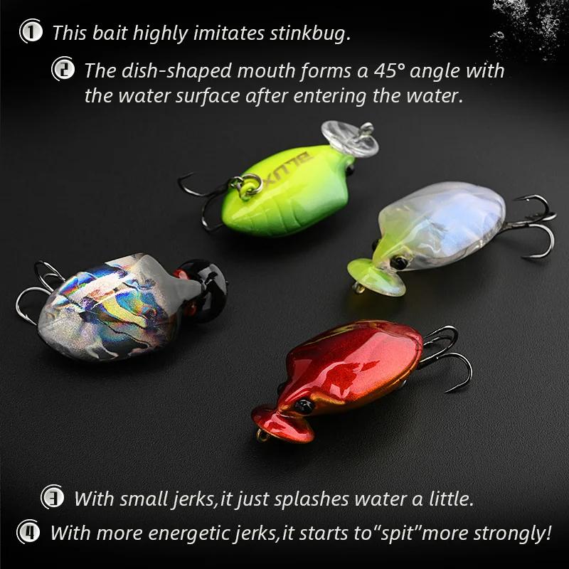 BLUX Camenusi bakou insecte Wobbler leurre de pêche 31mm 2.5g BFS flottant manivelle Stinkbug vairon