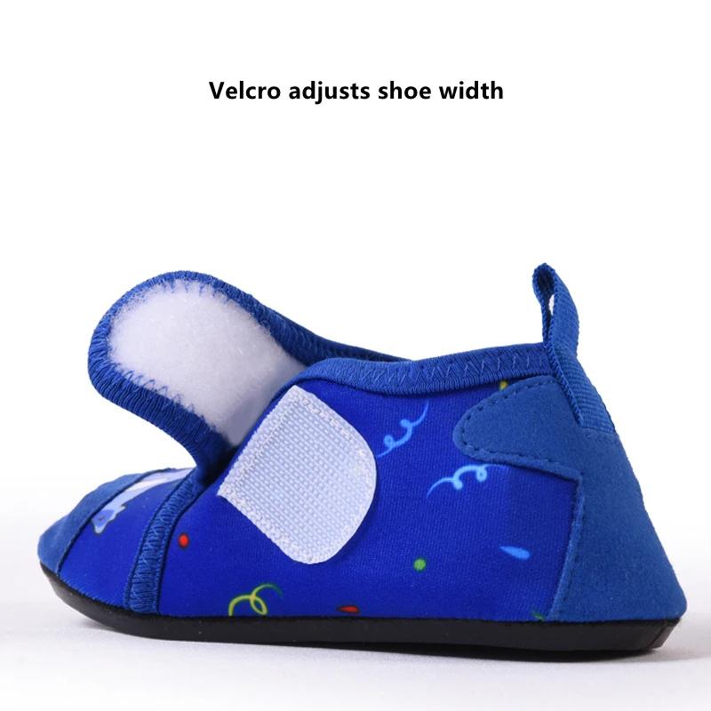 Chaussures de natation d'été pour enfants, chaussures d'extérieur, pataugeoire de plage, séchage rap