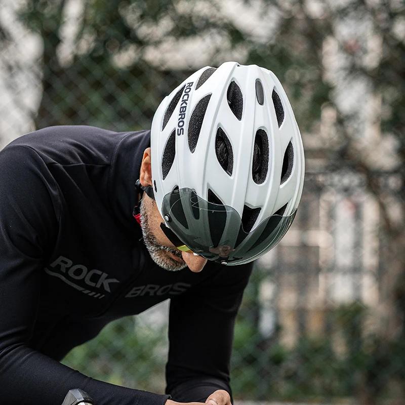 ROCKBROS – casque de vélo moulé intégralement, casque de vélo, moteur de Scooter électrique, casque