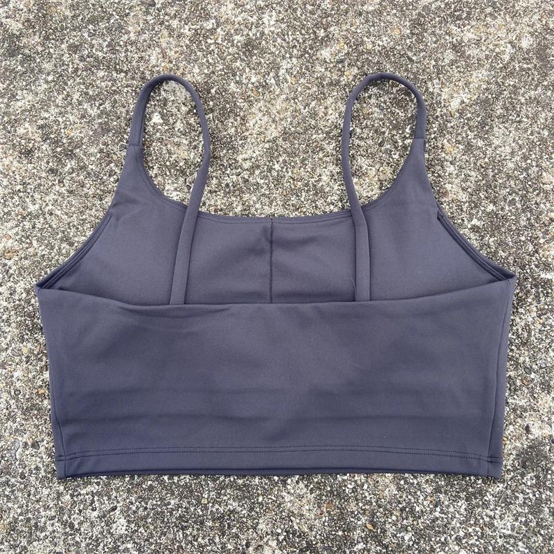 Soutien-gorge de sport dos nu pour femmes, haut d'entraînement, sangle fine, gilet de Yoga, soutien