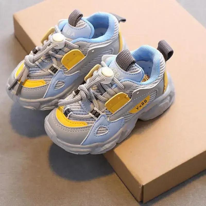 Taille 21-36 bébé enfant en bas âge chaussures pour garçons filles respirant maille petits enfants e