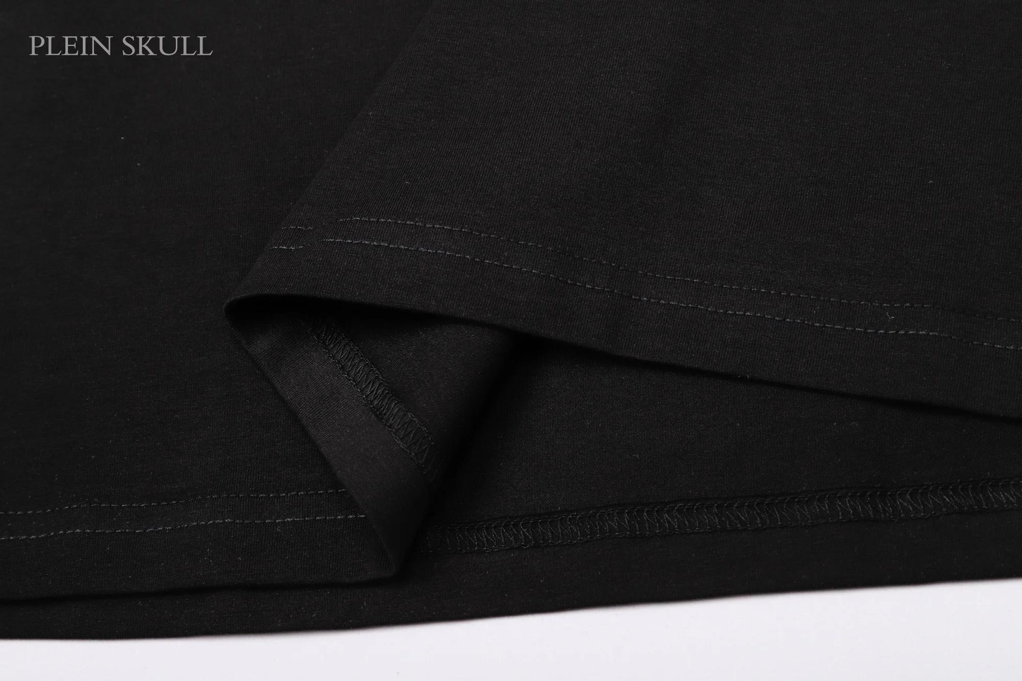 T-shirt en coton pour homme Plein Skull, nouvelle tendance, classique, respirant, décontracté, à man