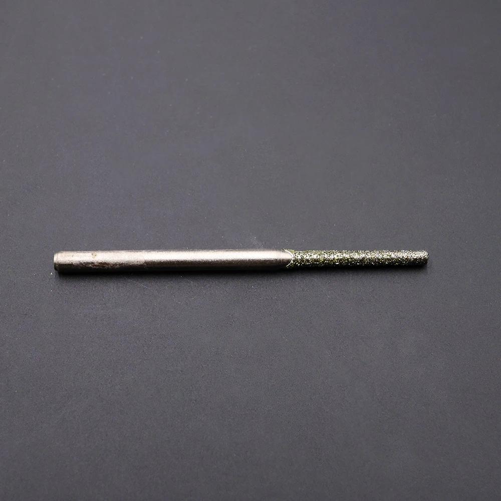 100 pièces ultralong diamant meulage bits tige 2.3mm trou de forage forets petites forets 0.8mm-2.5m