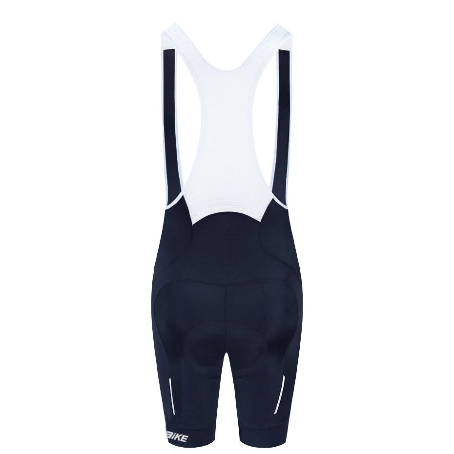 YKYWBIKE Cuissard à Bretelles de Cyclisme pour Femme Pantalon de Vélo Noir avec Collants Rembourrés