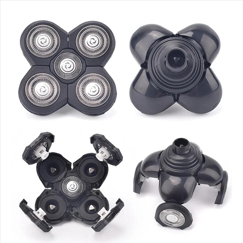 Nouveau 4 pièces tête de rasoir de remplacement rasoir électrique 5 coupe tête flottante étanche lam