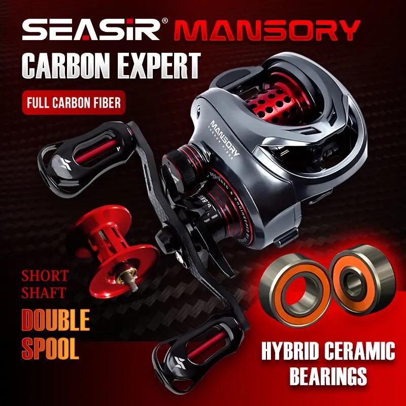 Seasir-Moulinet de pêche Baitcasting Mansory, carbone ultraléger, rapport HS 11 + 1 146: 1, roulemen