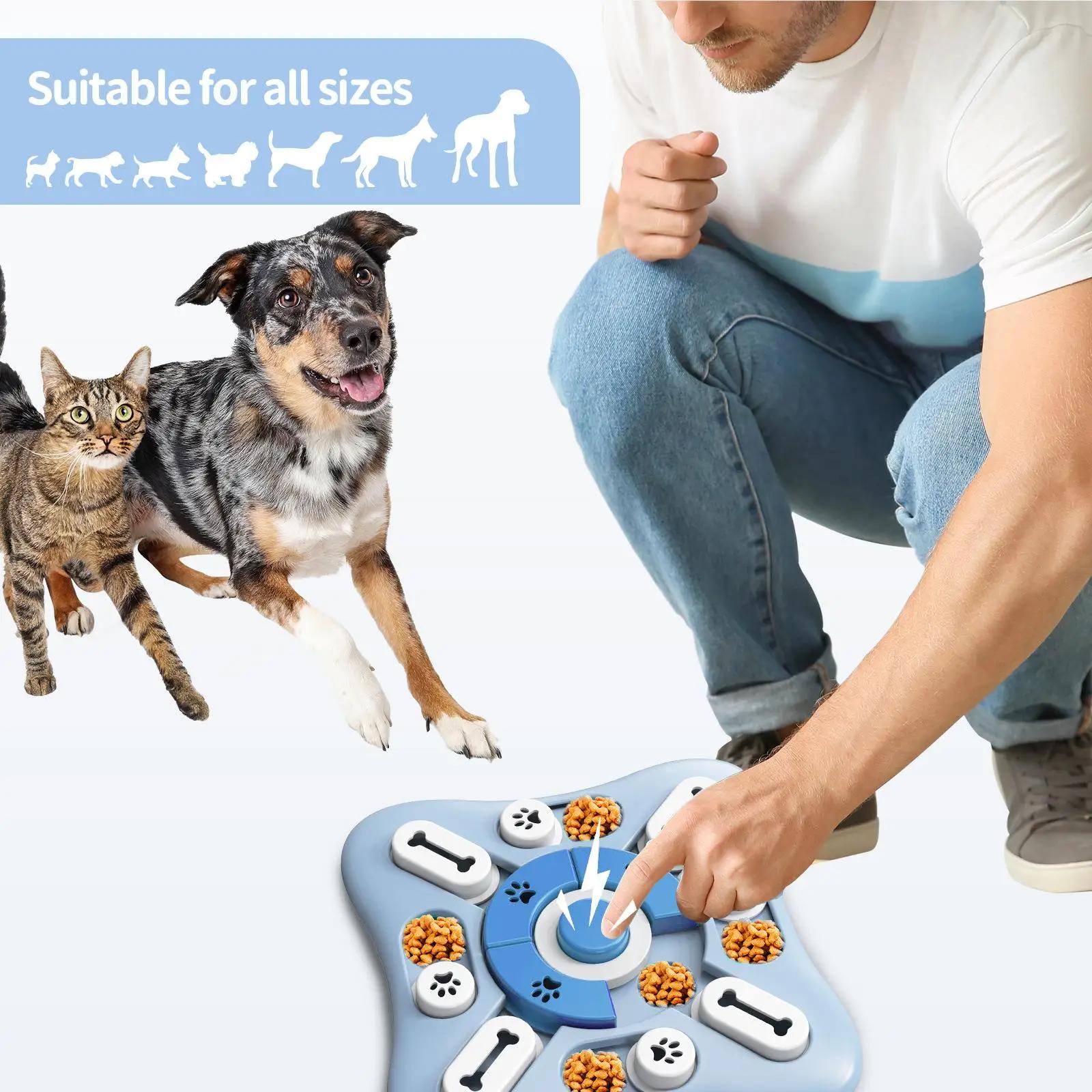 Jouets pour chiens mangeoire lente interactive augmenter chiot IQ distributeur de nourriture manger