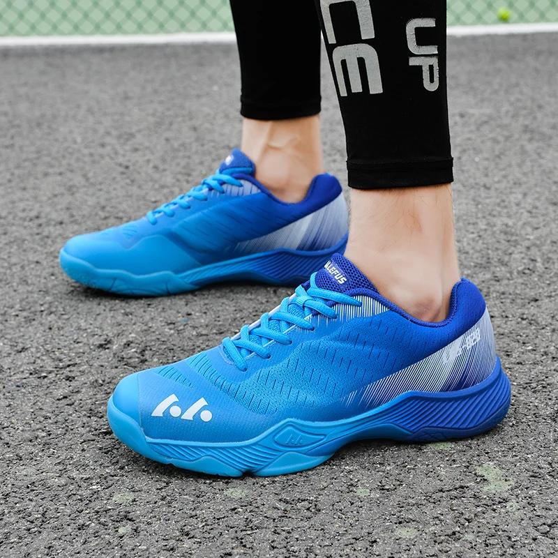 Chaussures de badminton pour hommes, baskets respirantes d'intérieur, chaussures de volley-ball d'ex