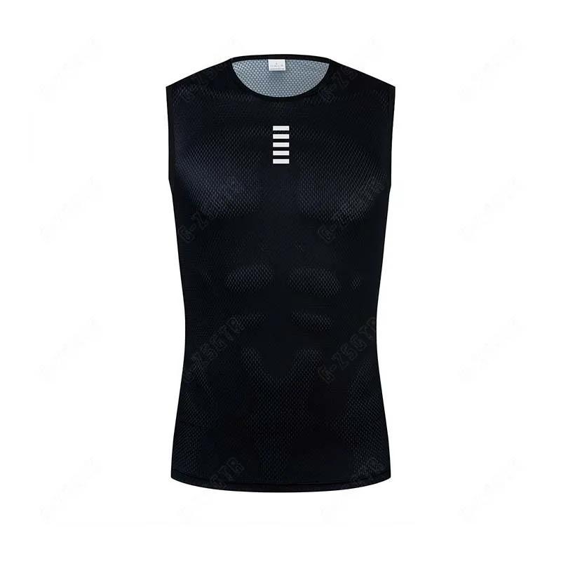 Couche de Base de cyclisme, sous-vêtements réfléchissants, maillot de cyclisme blanc, gilet de Sport