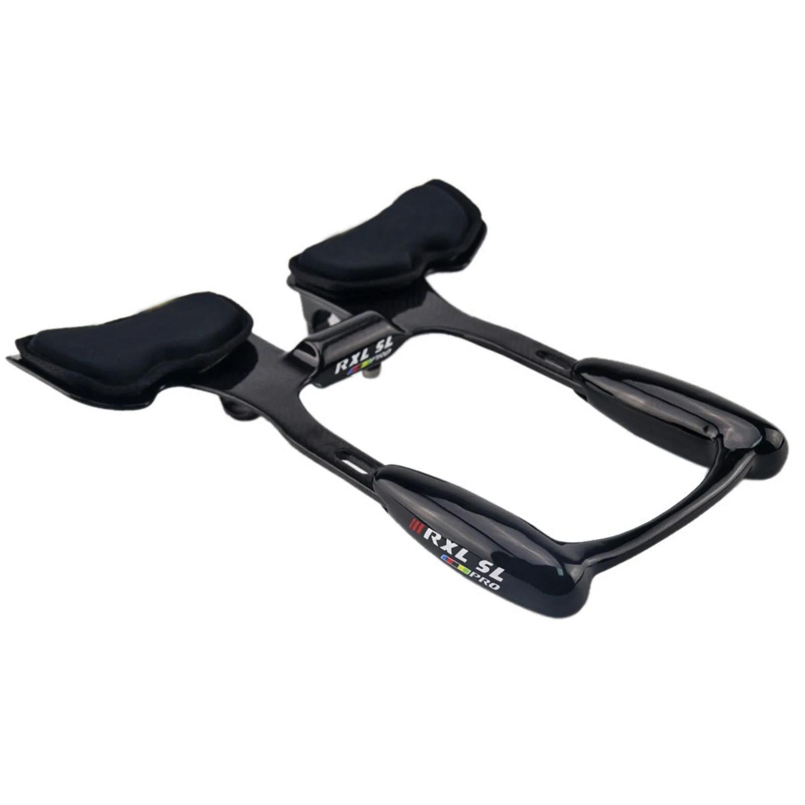 RXL SL-Guidon Aero TT Brcorporelle en Carbone pour Vélo de Route, Barre de Bras Réglable de 31.8mm,