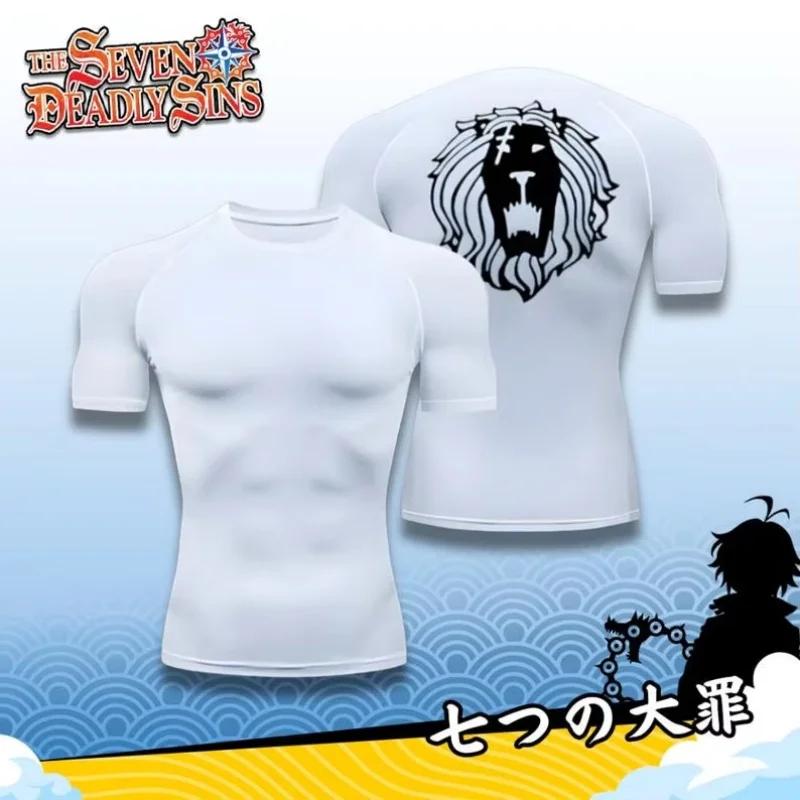 Chemise de compression Escanor | Escanor, 7 péchés capitaux, Anime, salle de sport, compresseur, c