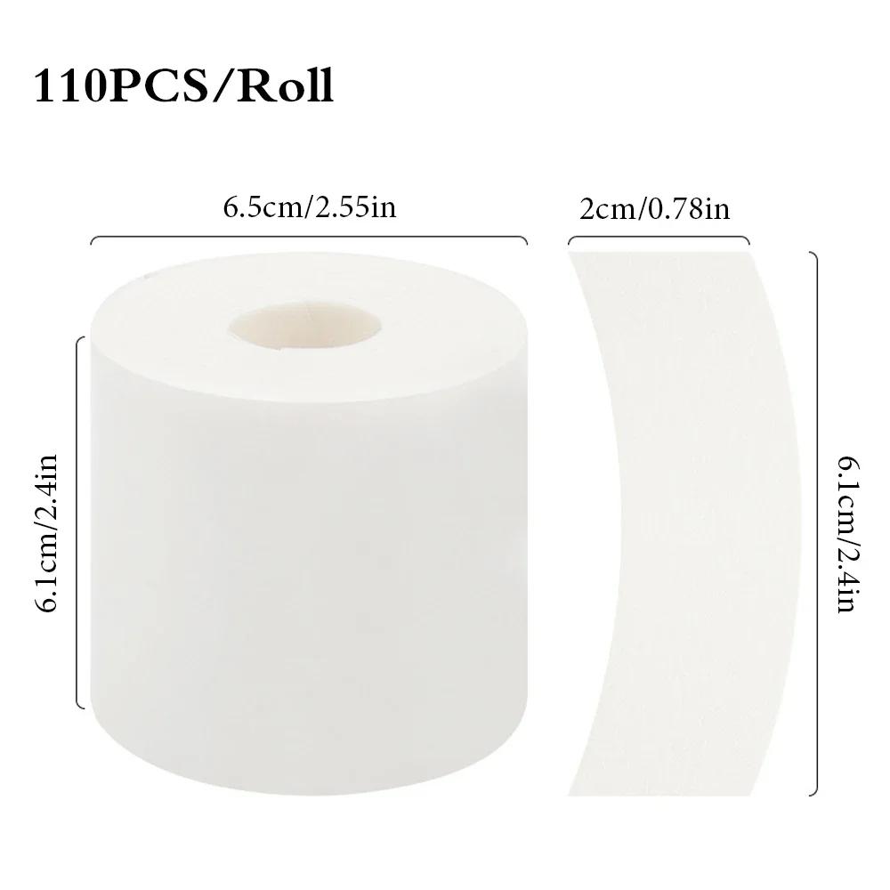 Rouleau de bandes adhésives pour les yeux, 110 pièces/rouleau, patchs sous les yeux, tampons en Gel