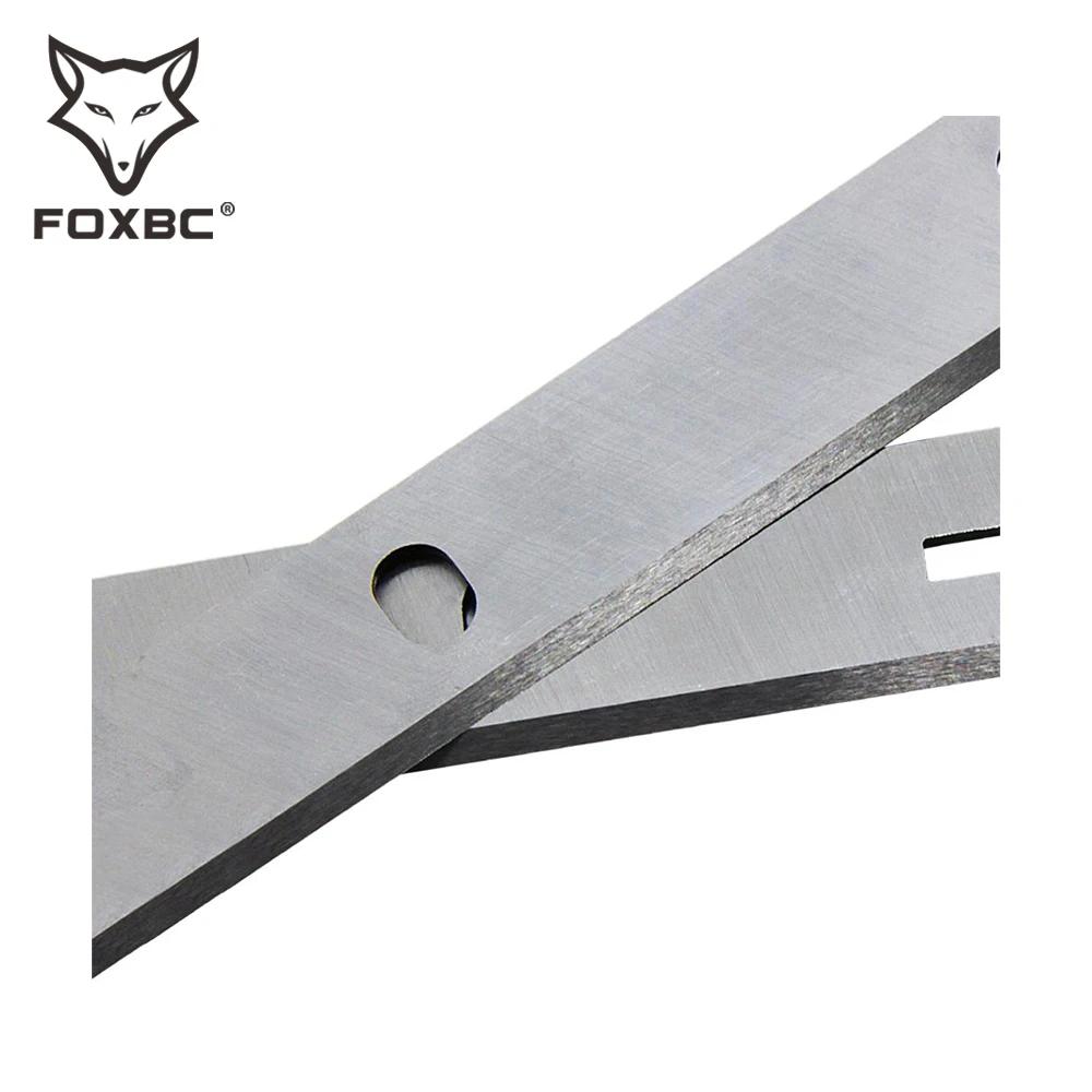FOXBC – lames de raboteuse, 210x22x1.8mm, HSS, outils de coupe pour rabotteuse de bois, 8 pouces, po