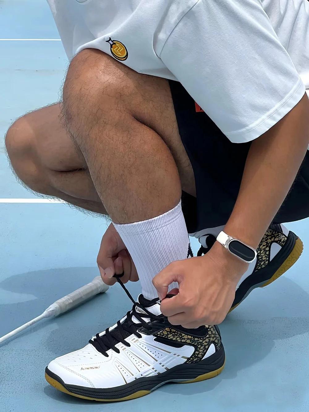 Kawasaki nouvelles chaussures de Badminton baskets hommes Tennis respirant anti-dérapant chaussures
