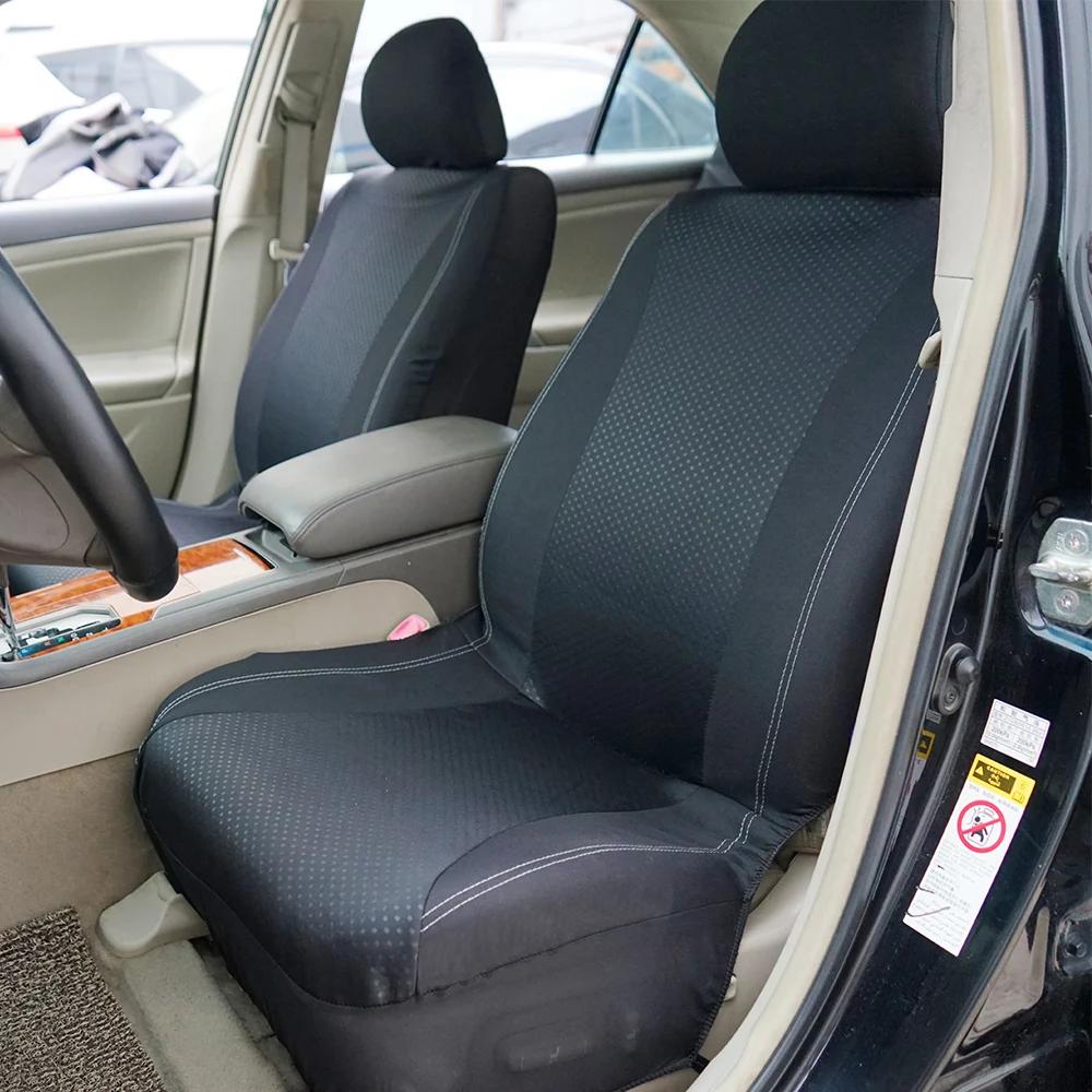 AUTOKING Housse de siège de voiture universelle unisexe en tissu maillé patchwork à carreaux en poly