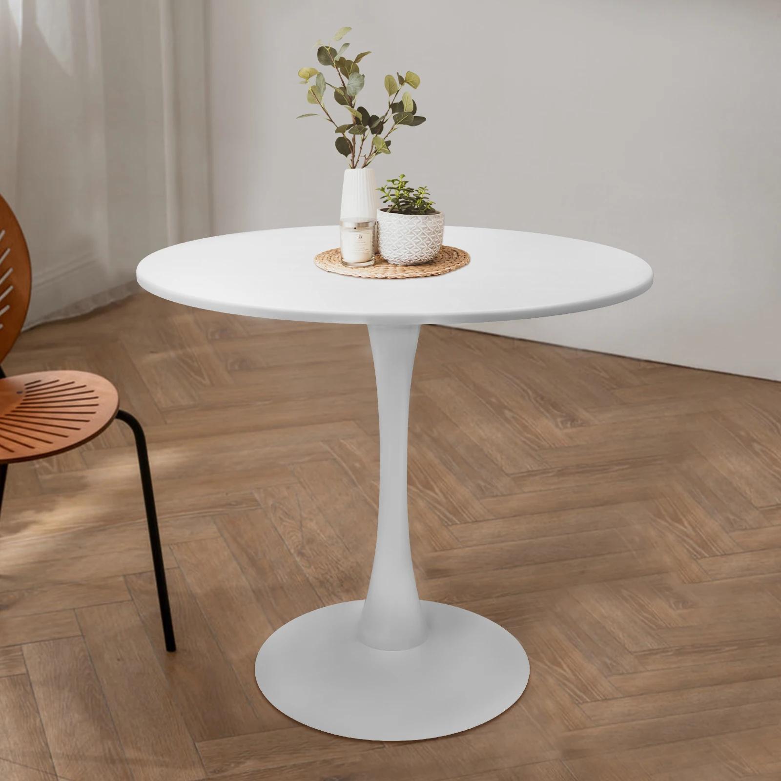 "Table Basse Blanche et Moderne Décontractée, Décoration de Salon pour la Maison"