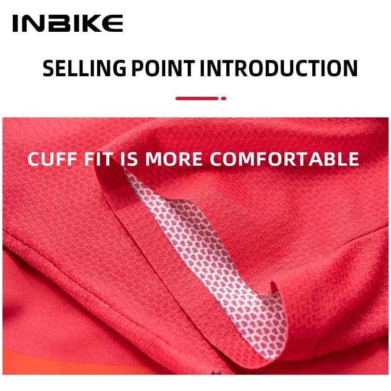 INBIKE – maillot de cyclisme d'été pour hommes, manches courtes, séchage rapide, chemises de vélo av