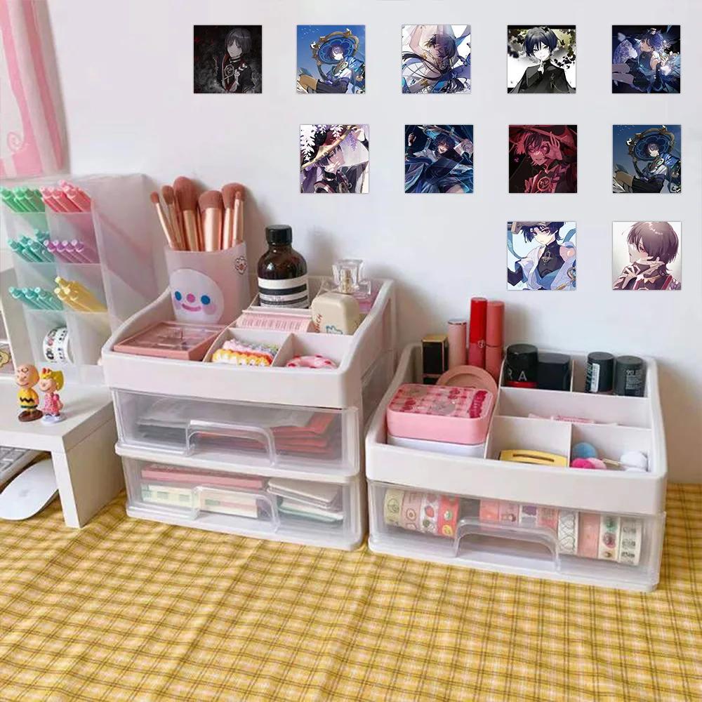 Autocollants Genshin planchers amouche pour enfants, décalcomanies, décoration de valise, scrapbooki