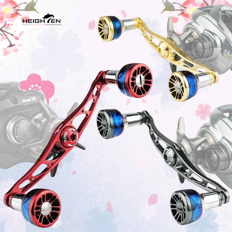 HEIGHTEN Baitcaster double poignée Distance d'essieu de 115mm avec bouton dégradé de 24.5mm accessoi
