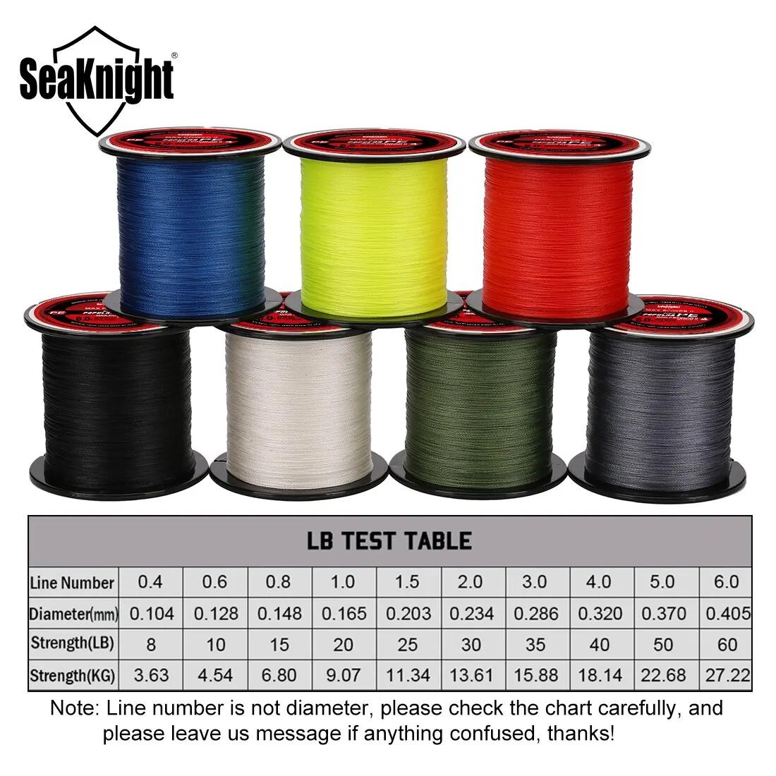 SeaKnight TriPoseidon Série 4 Brins Multifilament Ligne De Pêche 300M PE Ligne Tressée Lisse Carpe P