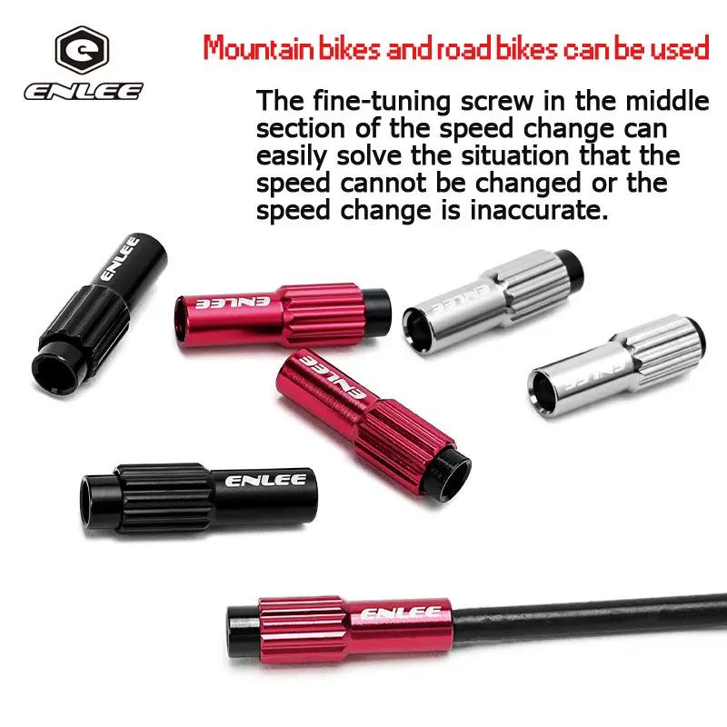 ENLEE 1 paires de vis de régulateur de dérailleur réglables de vélo en alliage d'aluminium boulon de