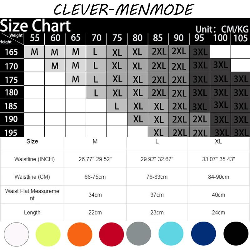 Maillot de bain homme solide CLEVER-MENMODE - Slip bikini plage été surf shorts mode