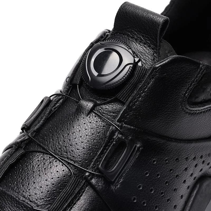 Chaussures de golf professionnelles pour hommes, baskets en cuir respirantes, chaussures de sport co